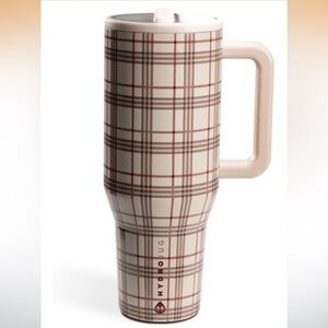 NIB HydroJug Plaid Mug 40oz. Blair Design